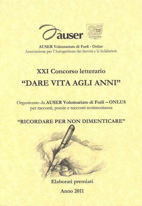 copertina antologia dare vita agli anni
