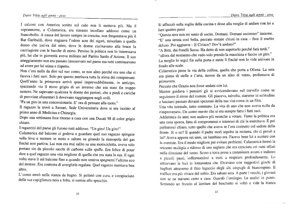 pag.10 e 11 testo racconto culamerica