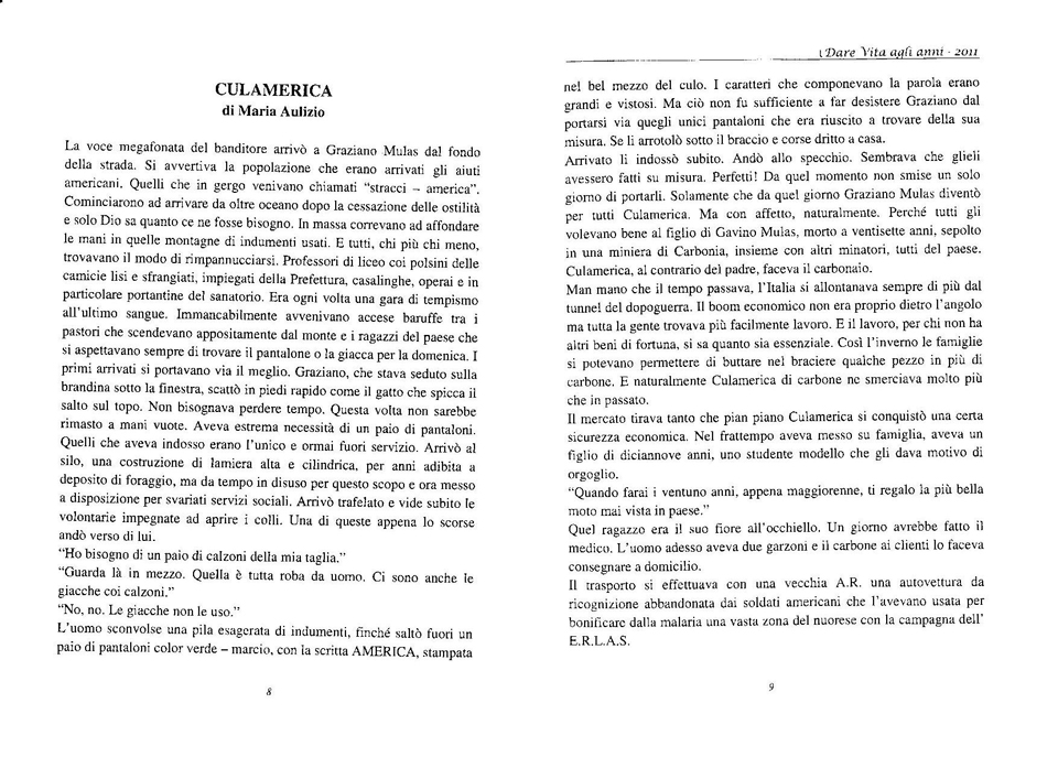pag.8 e 9 testo racconto culamerica